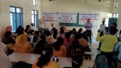 BSW - MSW कक्षाओं में महिला सशक्तिकरण पर हुई चर्चा