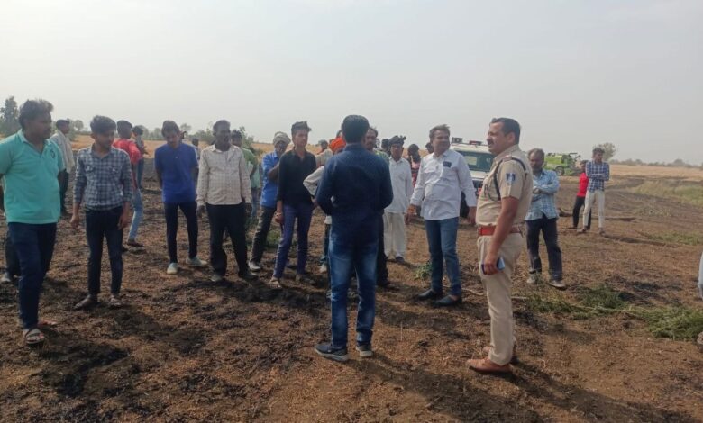 5 एकड़ में लगी गेहूं की फसल जलकर हुई राख
